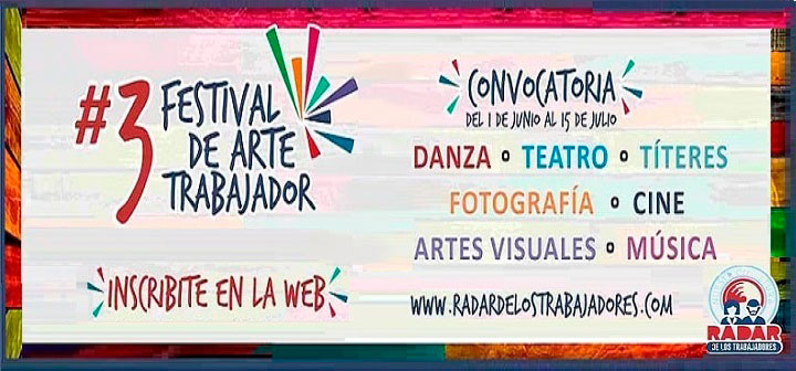 3º FESTIVAL DE ARTE TRABAJADOR – CONVOCATORIA PARA FOTOGRAFÍA DIGITAL