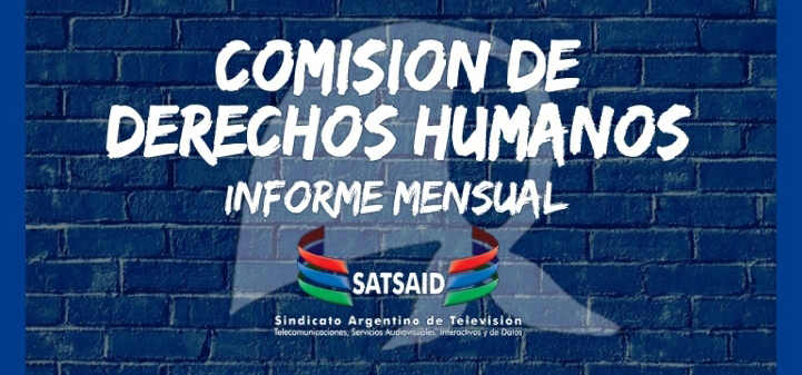 COMISIÓN DE DERECHOS HUMANOS DEL SATSAID – INFORME MENSUAL – AGOSTO 2020