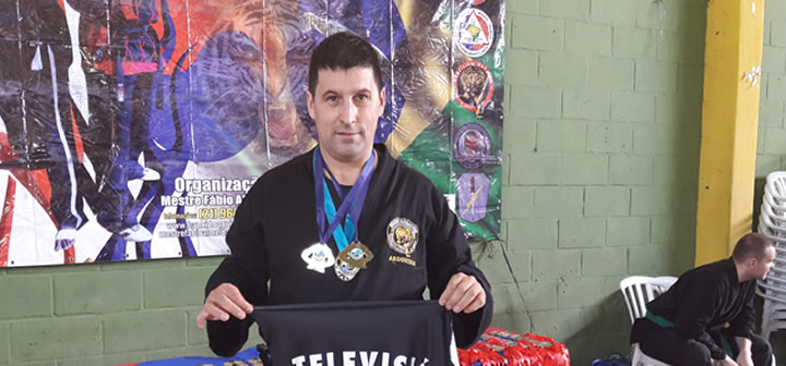 Compañero de Telefe campeón en regional de Hapkido