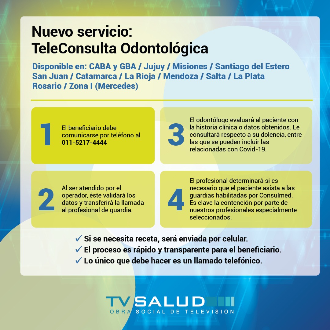 NUEVO SERVICIO DE TELECONSULTA ODONTOLÓGICA