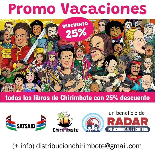 PROMO VACACIONES DE RADAR: TODOS LOS LIBROS DE CHIRIMBOTE CON 25% DE DESCUENTO