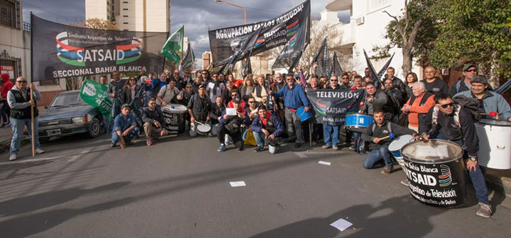 Protesta y capacitación en Bahía Blanca
