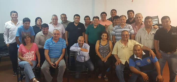 Reunión del equipo de TV Salud en Salta