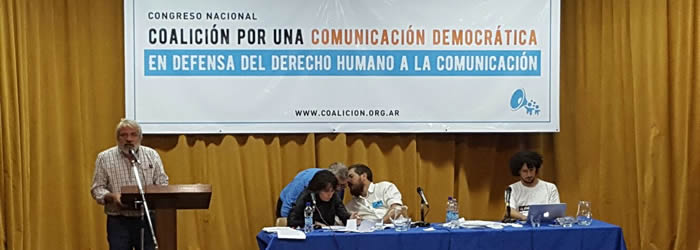SATSAID presente en el congreso nacional por una comunicación democrática