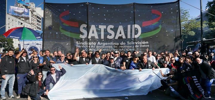 SATSAID presente en la movilización del 25 de Mayo