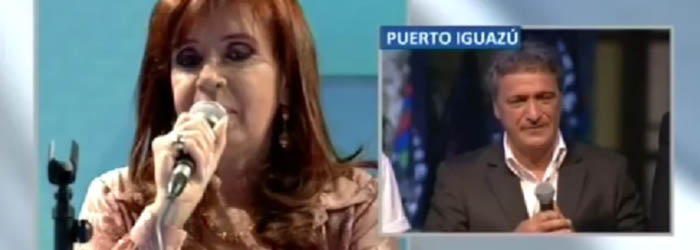 Teleconferencia con Cristina Fernández