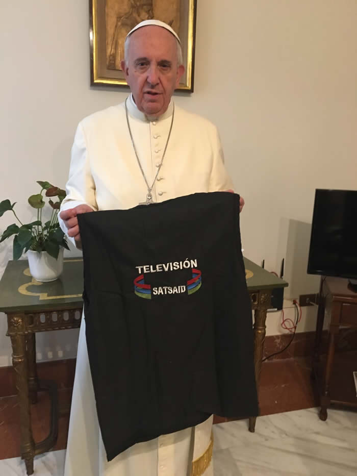El Papa Francisco con el SATTSAID