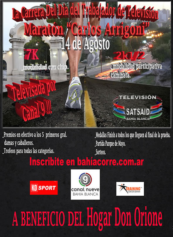 Se viene la Maratón “Carlos Arrigoni” en Bahía Blanca