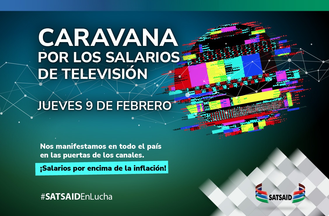CARAVANA POR LOS SALARIOS DE TELEVISIÓN