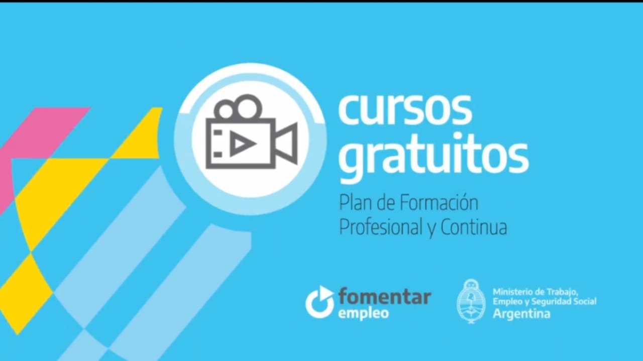 E-LEARNING: INSCRIBITÉ EN LOS CURSOS VIRTUALES Y GRATUITOS DEL PLAN DE FORMACIÓN PROFESIONAL Y CONTINUA 