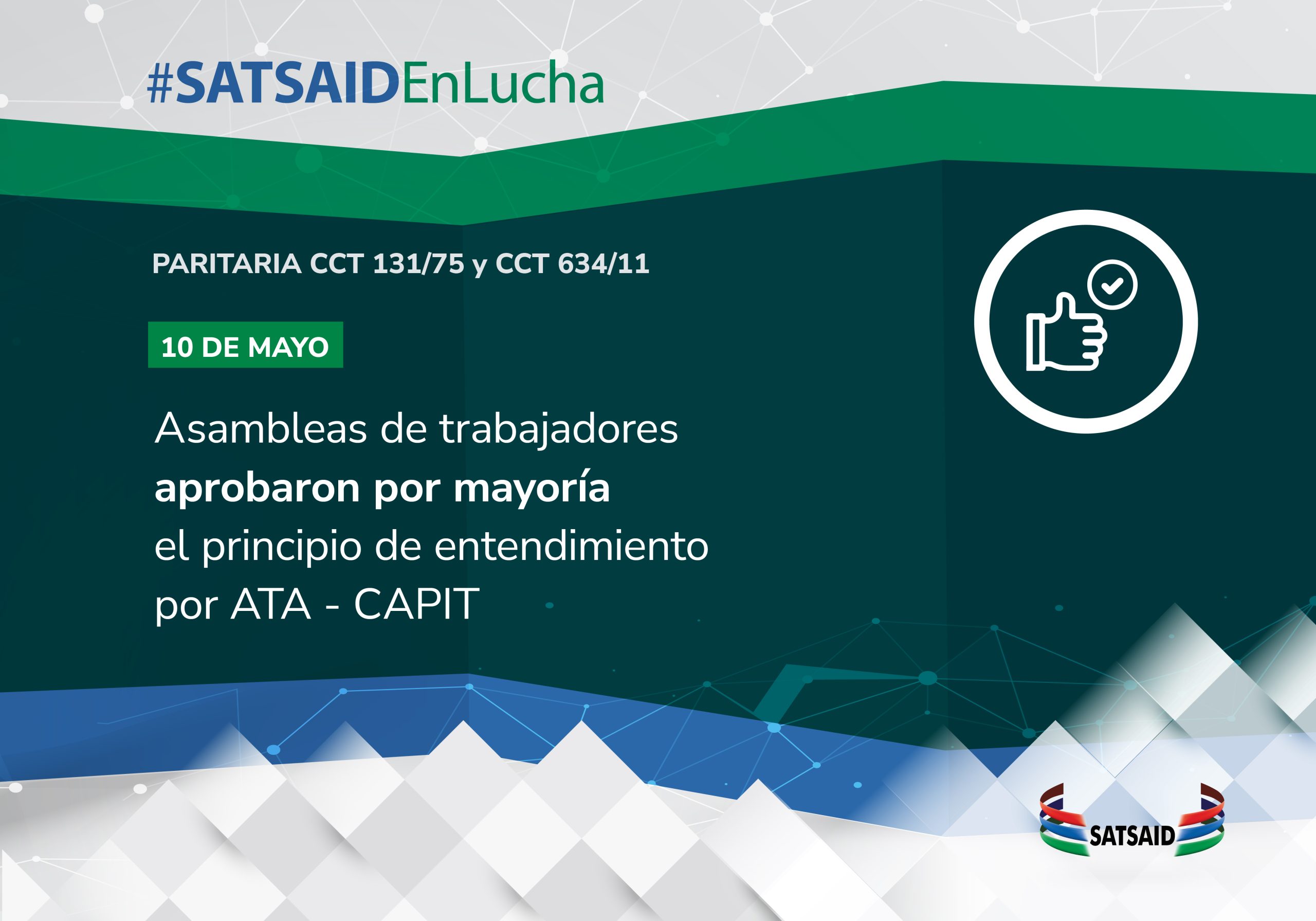 ASAMBLEAS DE TRABAJADORES APROBARON POR MAYORÍA EL PRINCIPIO DE ENTENDIMIENTO CON ATA CAPIT 