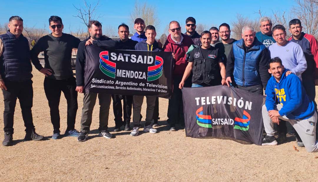 MENDOZA: FESTEJOS EN LA SECCIONAL POR EL DÍA DEL TRABAJADOR Y LA TRABAJADORA DE TELEVISIÓN 