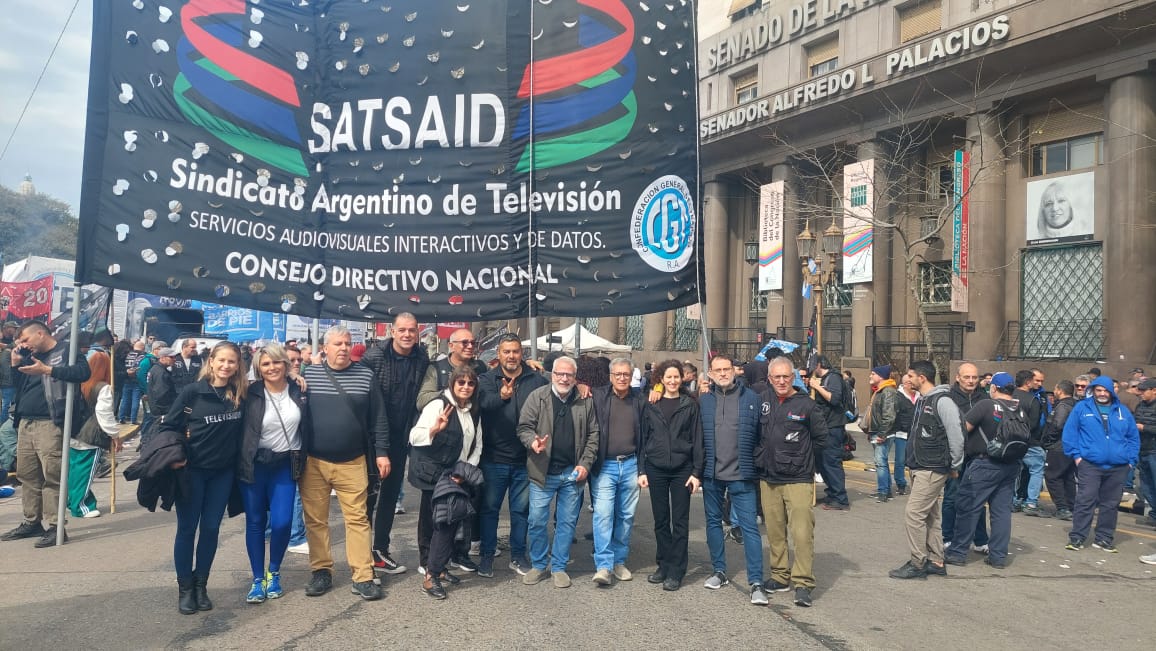 PARA MILEI, LA CASTA ERAN LOS JUBILADOS: SATSAID PRESENTE EN PLAZA CONGRESO