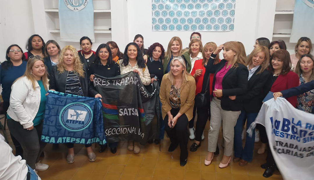 LA RIOJA: COMPAÑERAS DE LA SECCIONAL PARTICIPARON DEL ENCUENTRO DE MUJERES DE LA CGT 