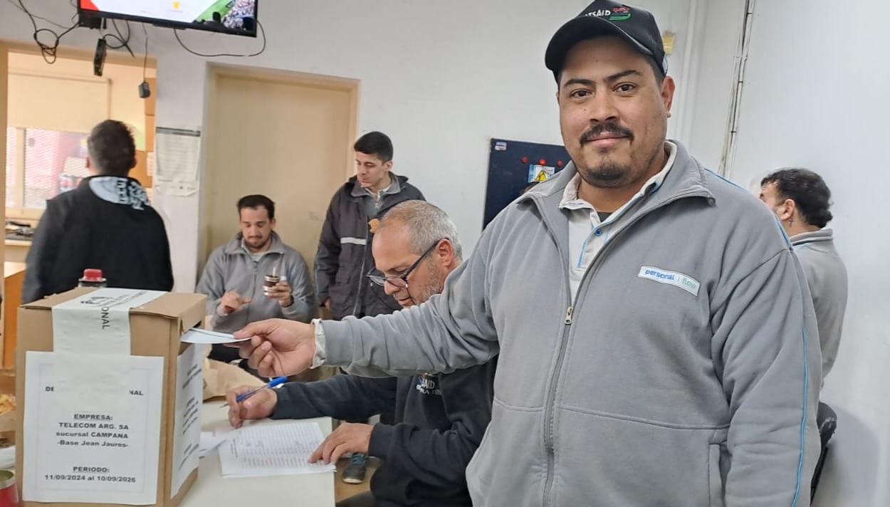 BUENOS AIRES ZONA 1: ELECCIONES EN LA BASE CAMPANA DE TELECOM