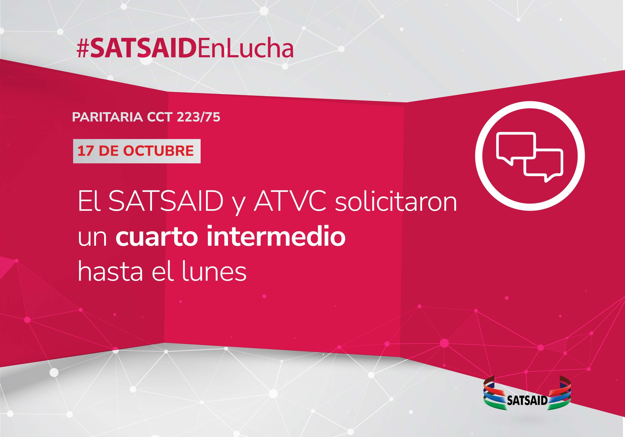 EL SATSAID Y ATVC SOLICITARON UN CUARTO INTERMEDIO HASTA EL LUNES