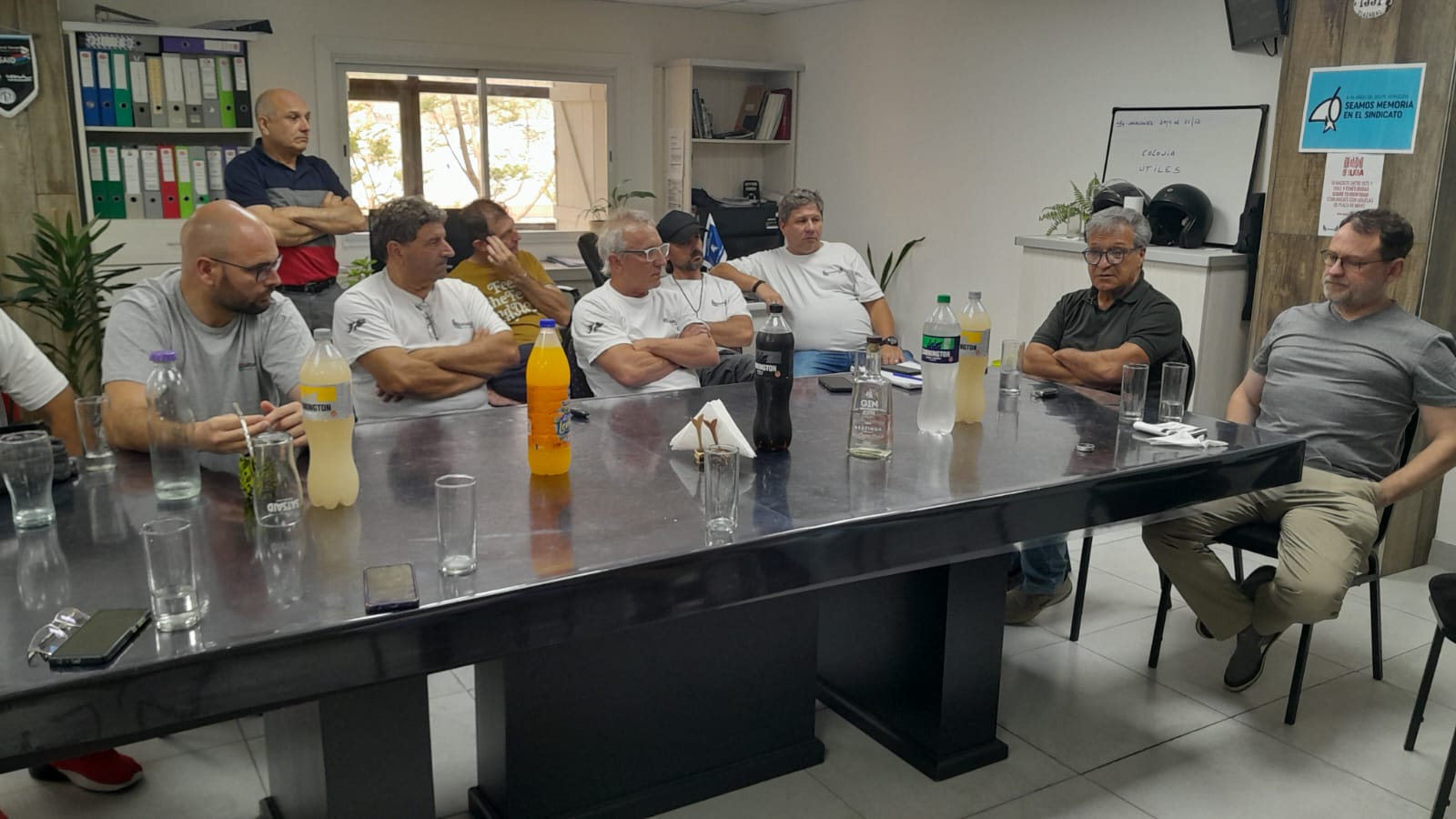 MAR DEL PLATA: HORACIO ARRECEYGOR VISITÓ LA SECCIONAL Y PARTICIPÓ DE UNA REUNIÓN DE LA COMISIÓN EJECUTIVA LOCAL 