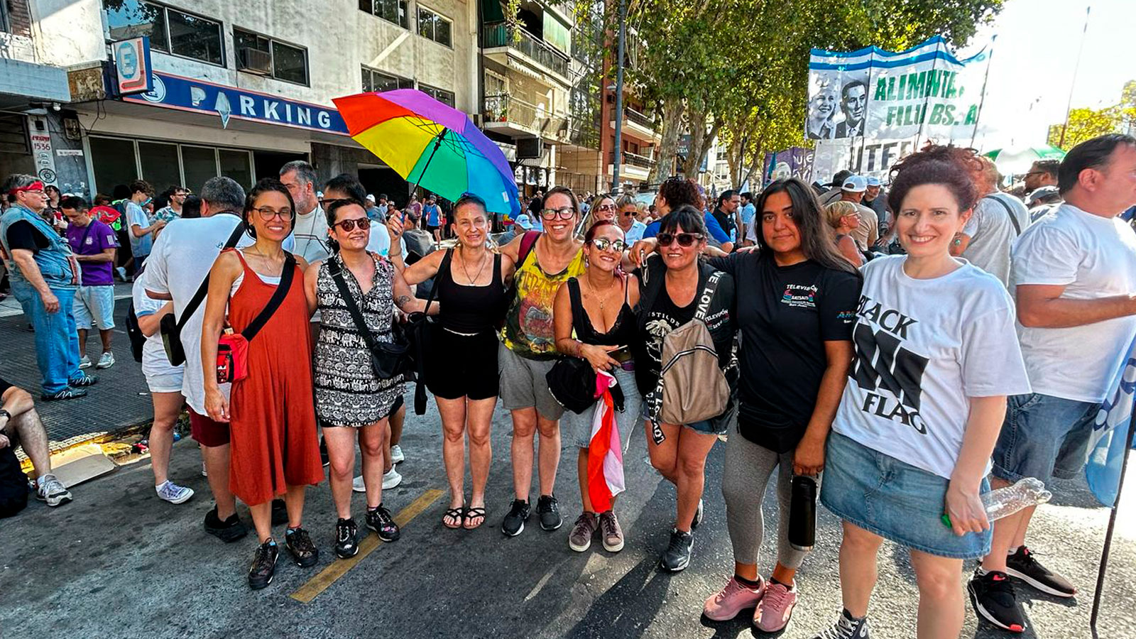 SATSAID PRESENTE EN LA MARCHA FEDERAL LGBTIQNB+ ANTIFASCISTA Y ANTIRRACISTA 