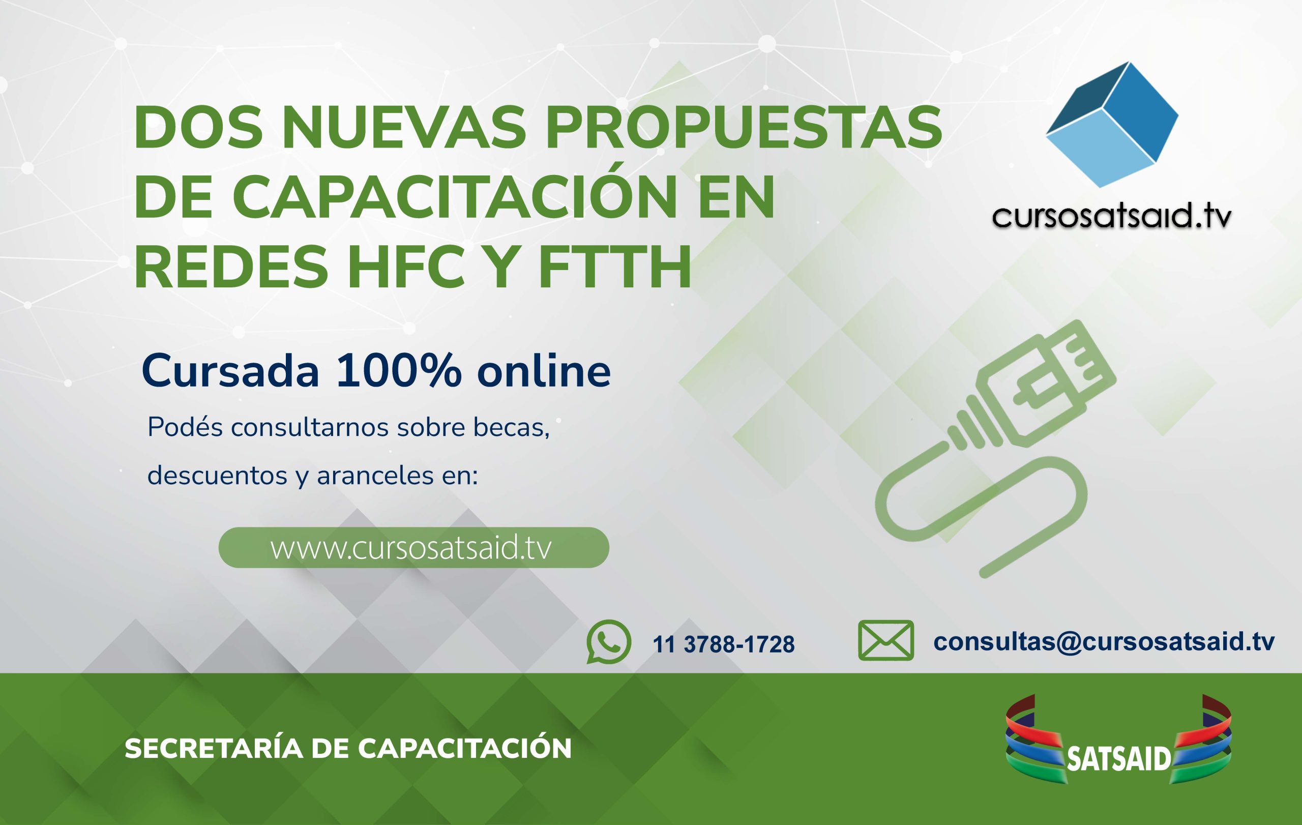 CURSOS ONLINE: DOS NUEVAS PROPUESTAS DE CAPACITACIÓN EN REDES HFC Y FTTH