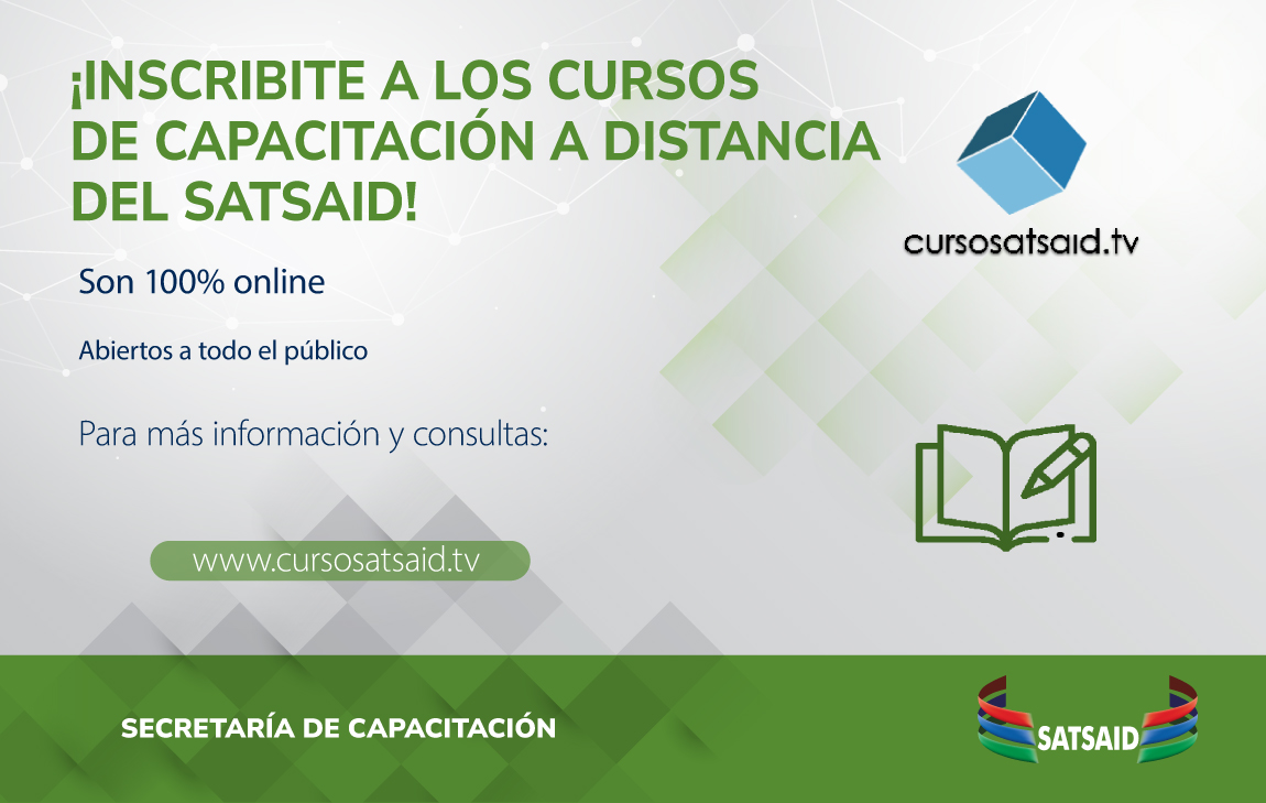 ¡INSCRIBITE A LOS CURSOS DE CAPACITACIÓN A DISTANCIA DEL SATSAID!
