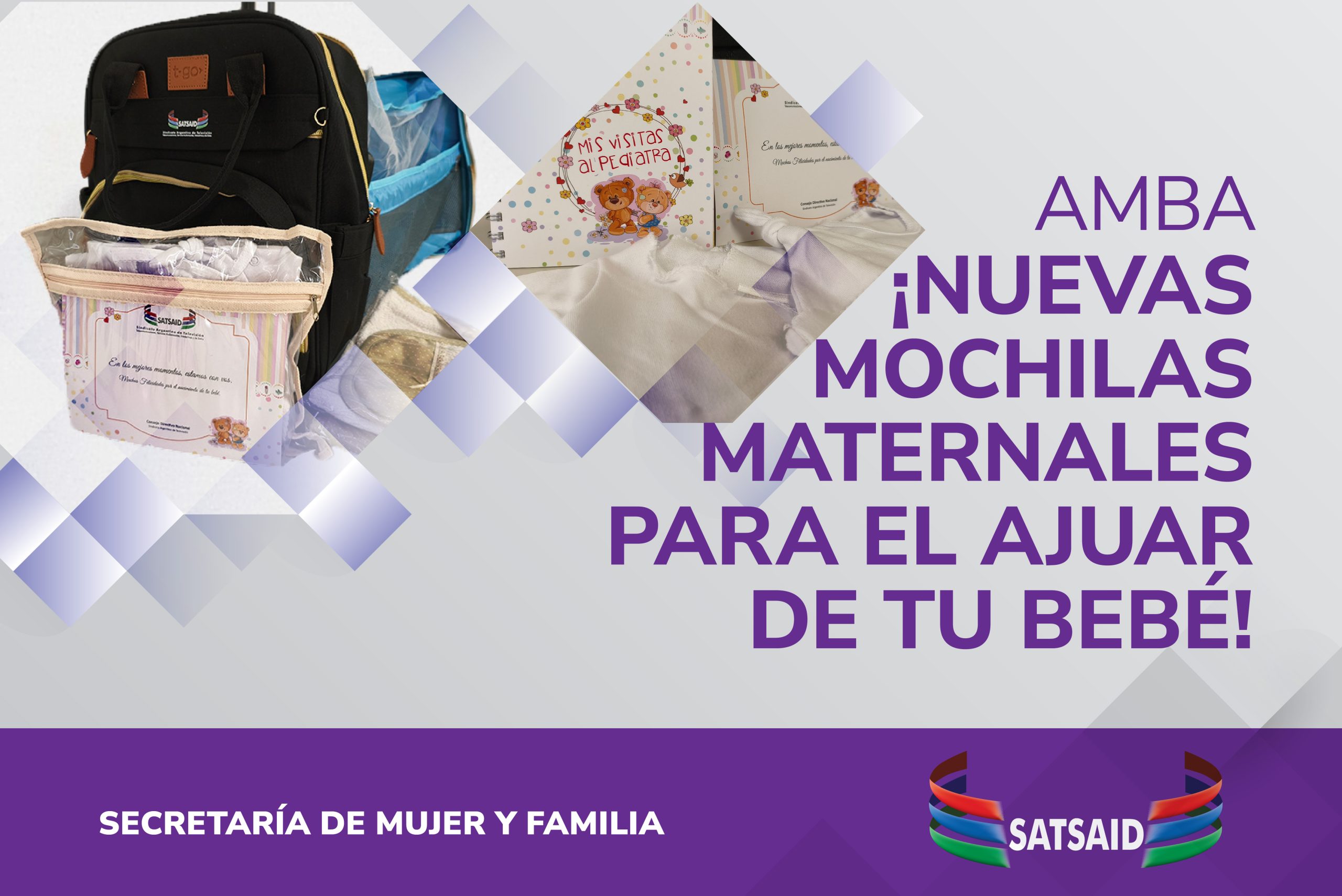 AMBA: ¡NUEVAS MOCHILAS MATERNALES PARA EL AJUAR DE TU BEBÉ!