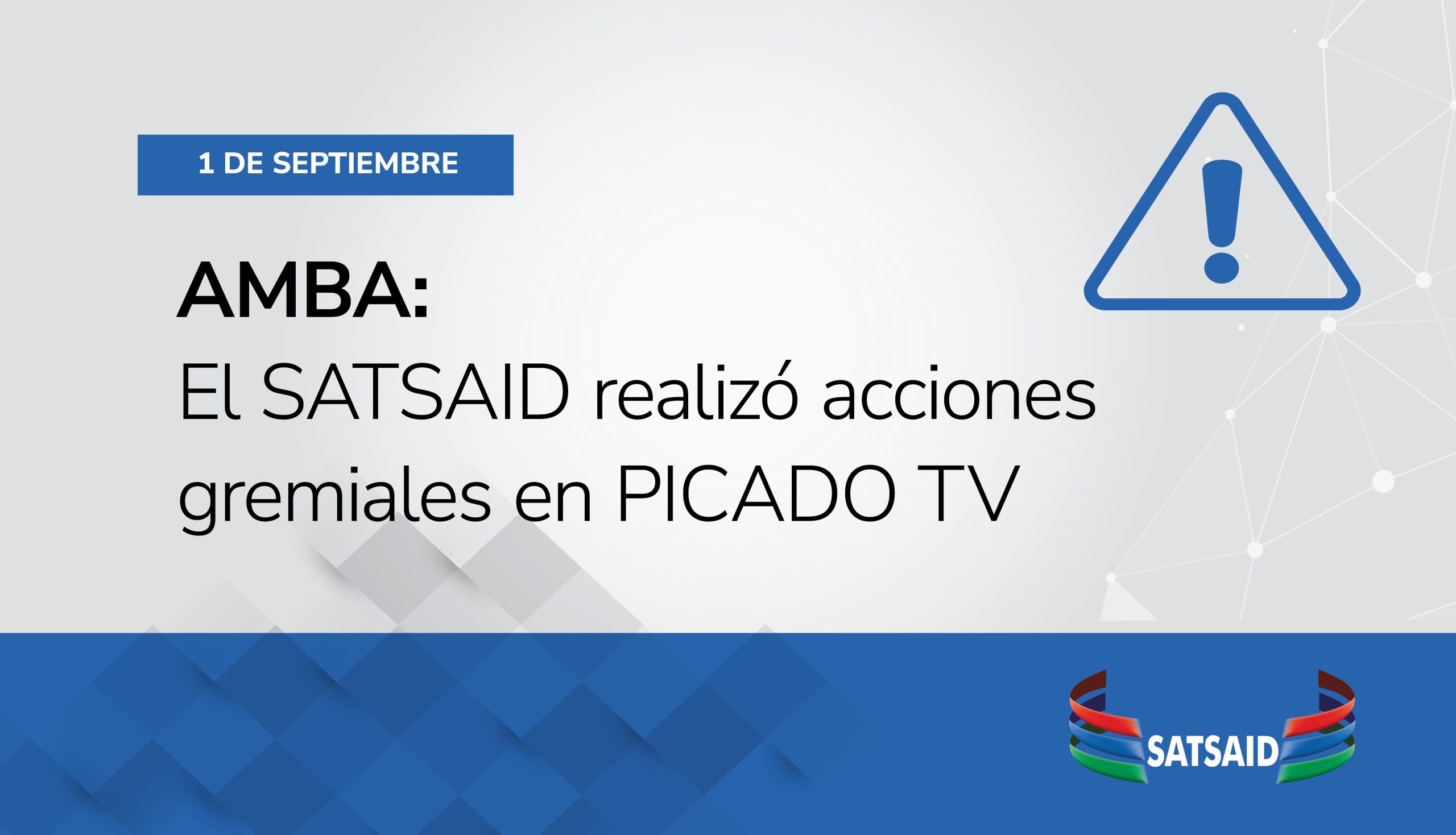AMBA: EL SATSAID REALIZÓ ACCIONES GREMIALES EN PICADO TV 