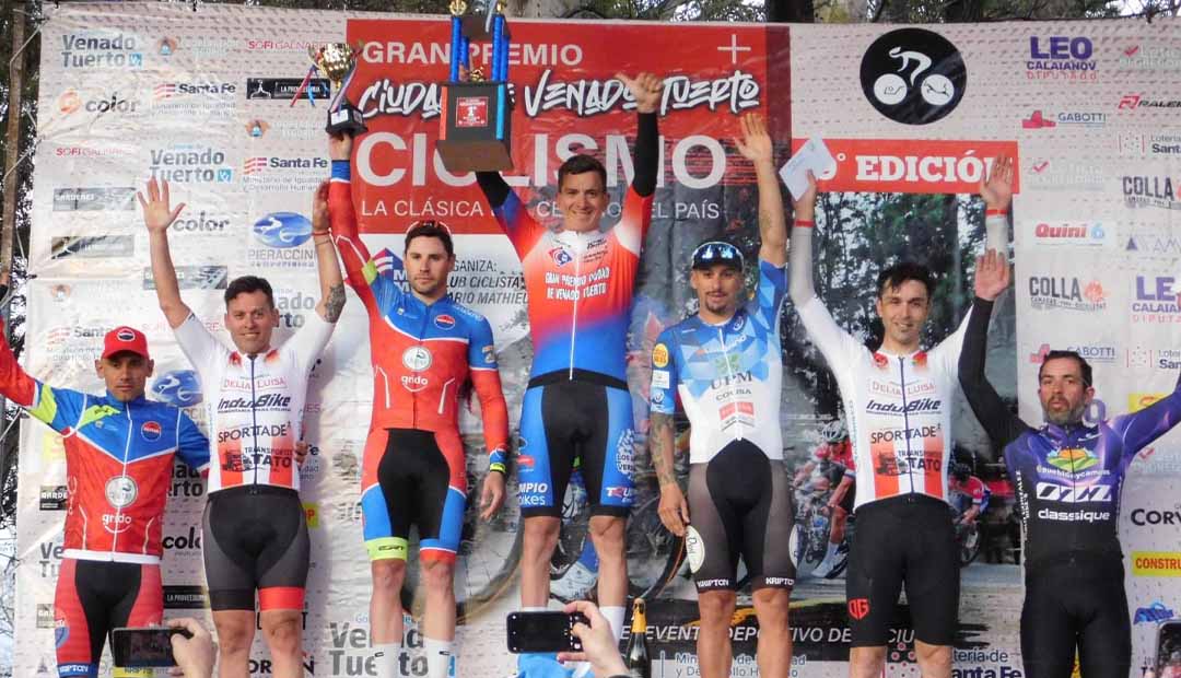 CICLISMO: SERGIO FREDES CONQUISTÓ EL PODIO DEL GP CIUDAD DE VENADO TUERTO