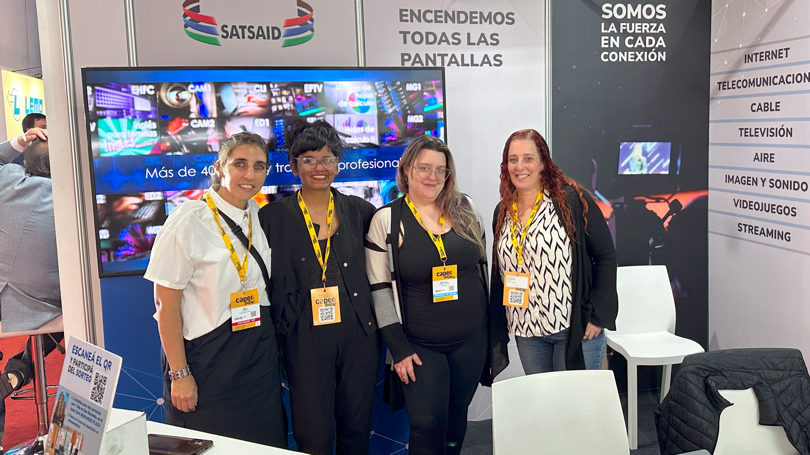 CAPER SHOW 2025: EL SATSAID FUE PARTE DE UNO DE LOS PRINCIPALES EVENTOS DEL SECTOR AUDIOVISUAL
