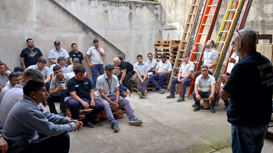 LA PLATA: LA SECRETARÍA DE HIGIENE Y SEGURIDAD DE LA SECCIONAL REALIZÓ UNA CAPACITACIÓN EN COMUNIKIL 