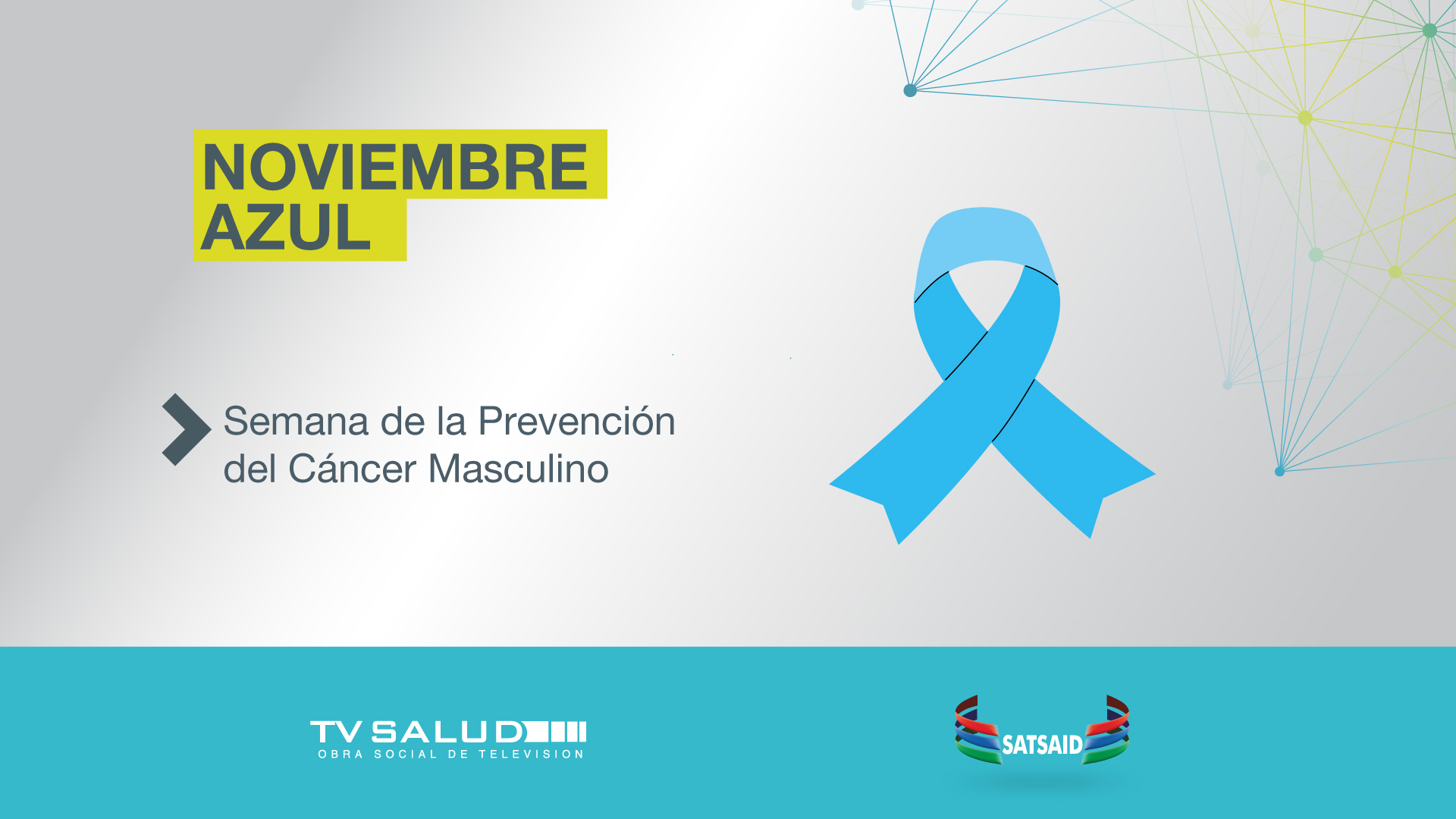 Noviembre Azul: semana de la Prevención del Cáncer Masculino 