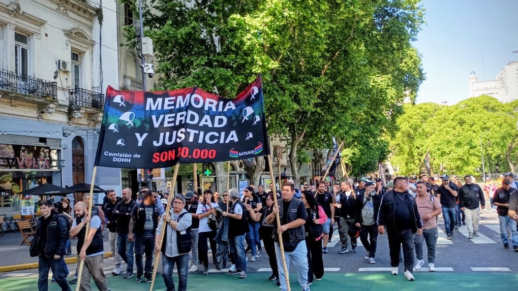 SATSAID SE MOVILIZÓ AL CONGRESO JUNTO A LOS JUBILADOS Y JUBILADAS