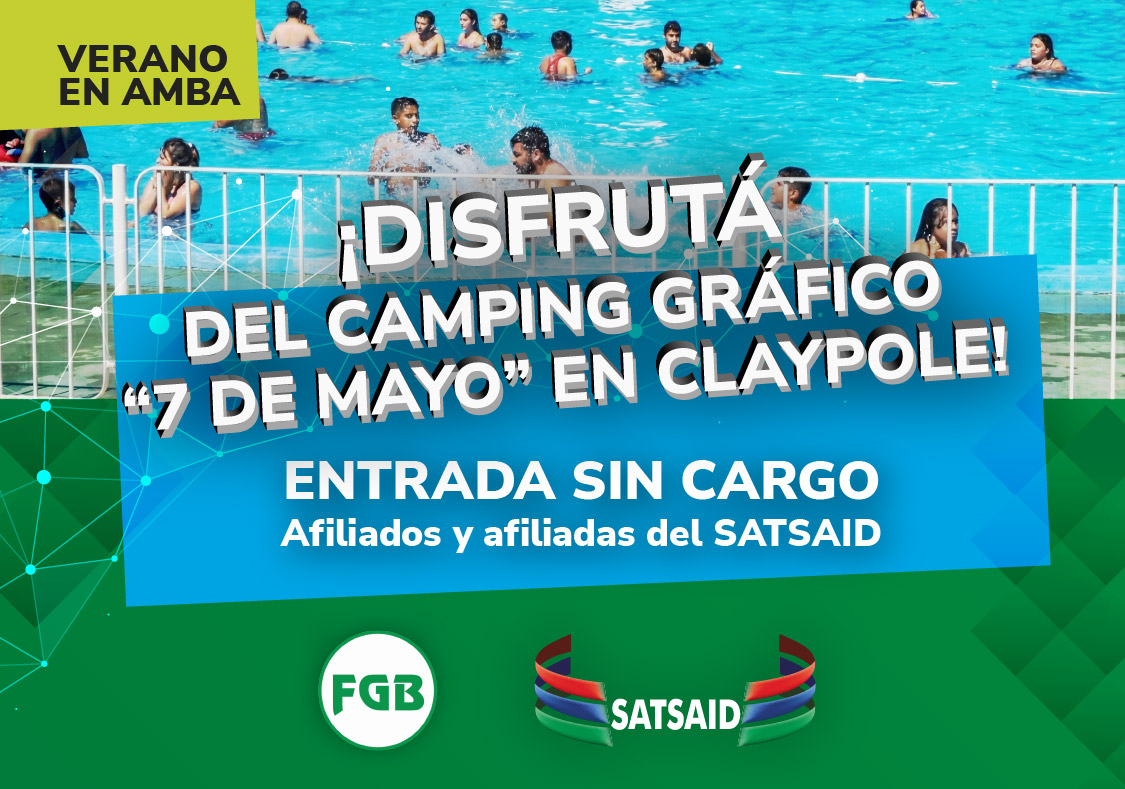 AMBA: ¡DISFRUTÁ ESTE VERANO DEL CAMPING GRÁFICO EN CLAYPOLE! 