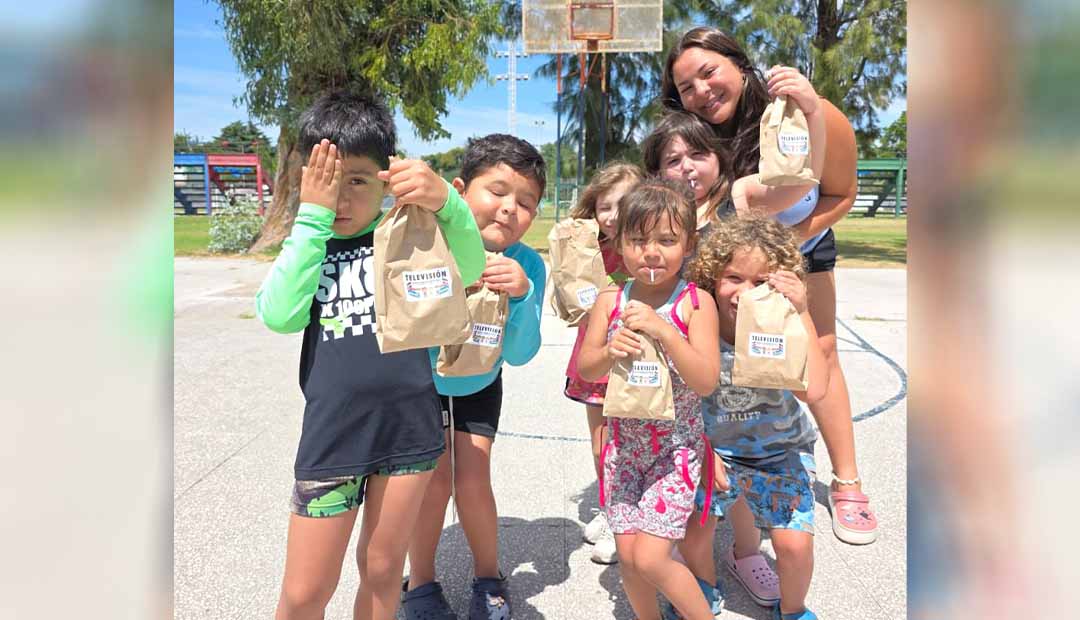 AMBA: LOS CHICOS DE LA COLONIA RECIBIERON A LOS REYES EN EL CAMPING DE MORENO 