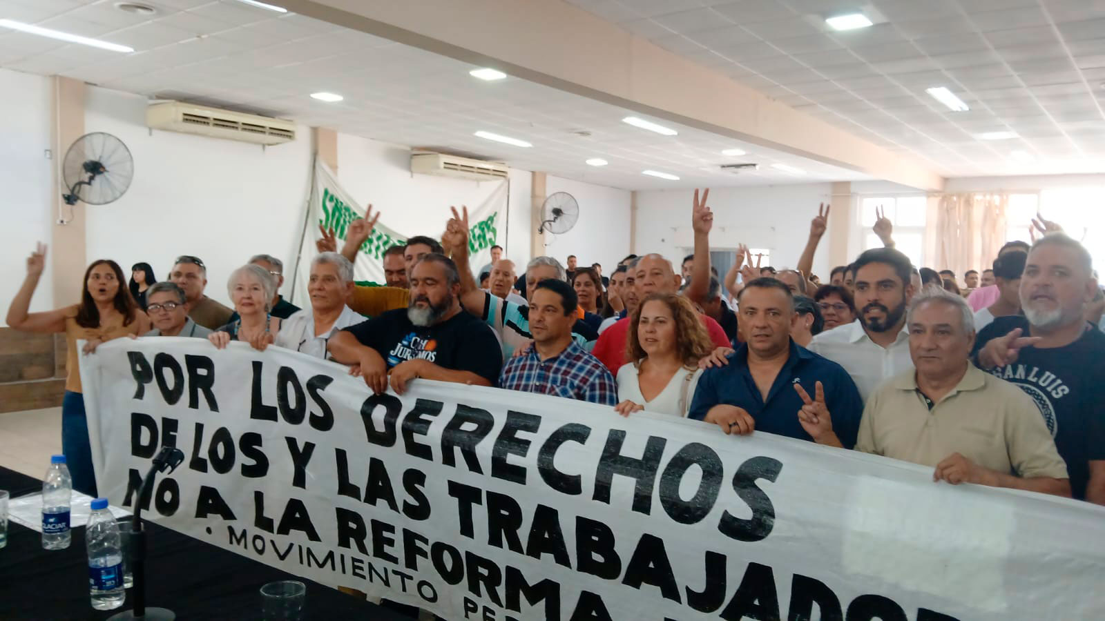 SAN LUIS: SATSAID PRESENTE EN EL DEBATE POR LA REFORMA LABORAL QUE CONVOCÓ LA CGT JUNTO A LA CTA