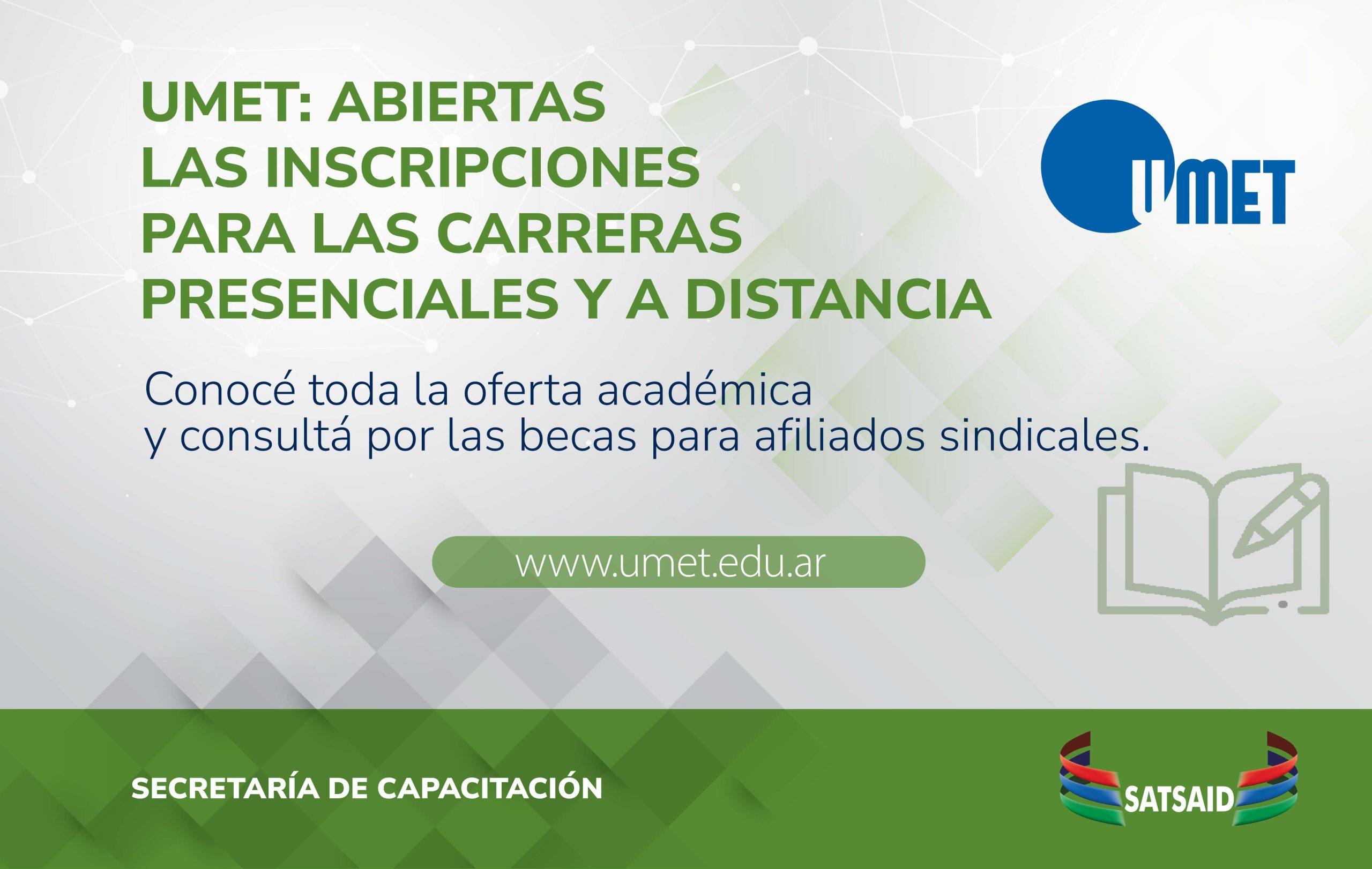 UMET: ABIERTAS LAS INSCRIPCIONES PARA LAS CARRERAS PRESENCIALES Y A DISTANCIA 