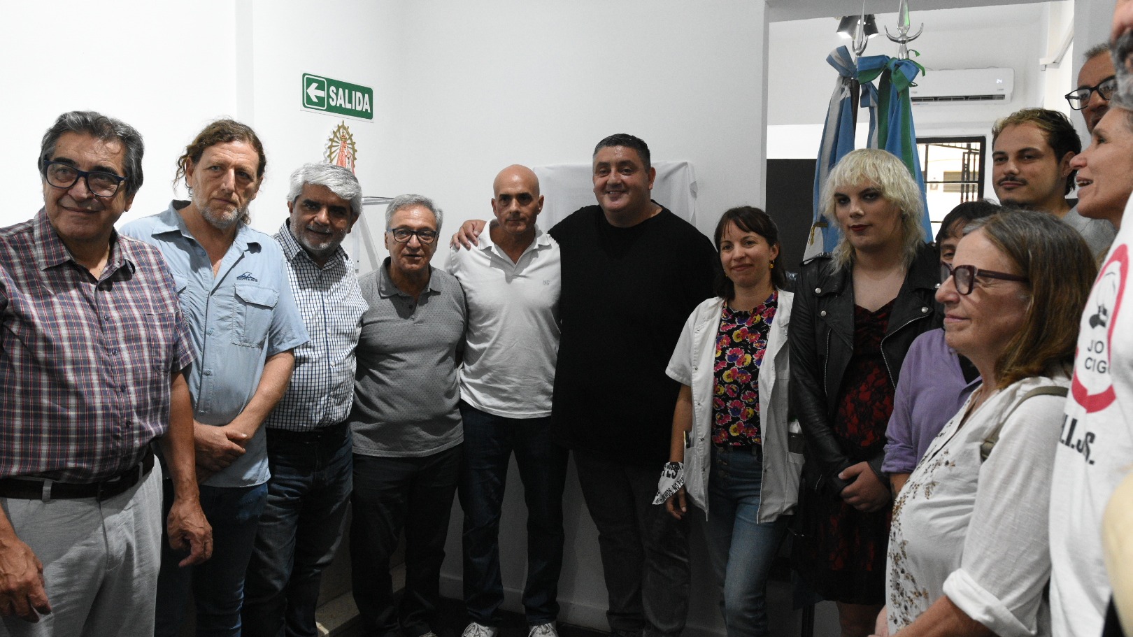 LA PLATA: CONMOVEDOR HOMENAJE A GUSTAVO BELLINGERI EN EL MINISTERIO DE TRABAJO DE LA PROVINCIA 