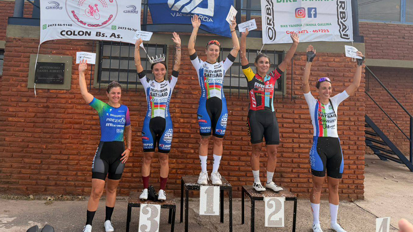 CICLISMO: PODIO DOBLE PARA EL SOCIAL ATLÉTICO TELEVISIÓN