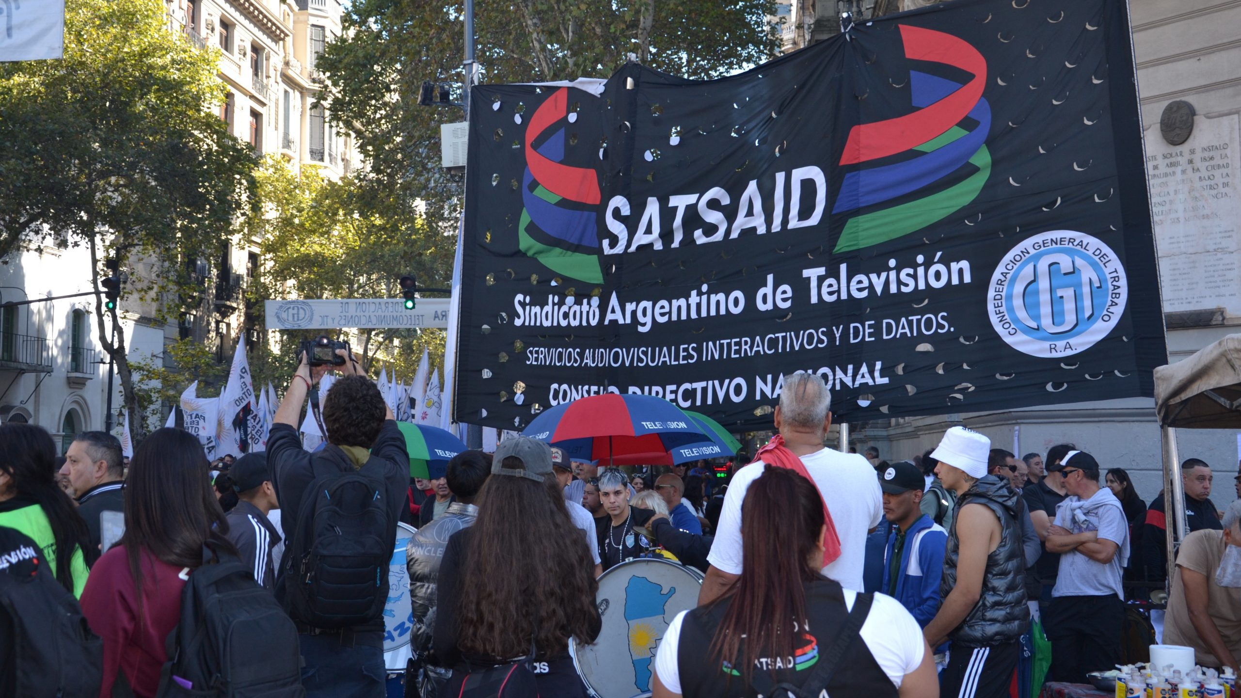 SATSAID PRESENTE EN LA MOVILIZACIÓN POR EL DÍA DEL TRABAJADOR Y DE LA TRABAJADORA 