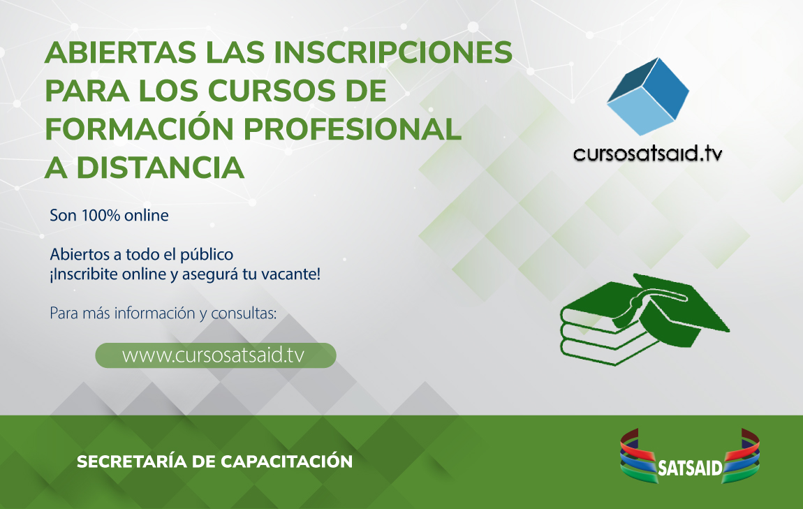 ABIERTAS LAS INSCRIPCIONES PARA LOS CURSOS DE FORMACIÓN PROFESIONAL A DISTANCIA 