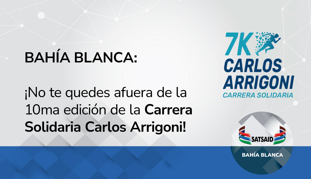 BAHÍA BLANCA: ¡NO TE QUEDES AFUERA DE LA DÉCIMA EDICIÓN DE LA CARRERA SOLIDARIA “CARLOS ARRIGONI”!