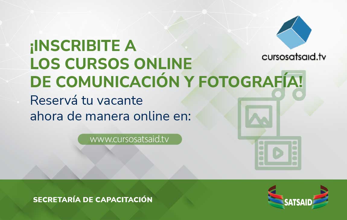 ¡INSCRIBITE A LOS CURSOS ONLINE DE COMUNICACIÓN Y FOTOGRAFÍA!