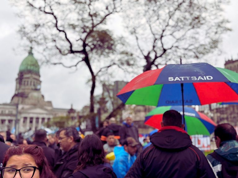 SATSAID SE MOVILIZÓ EN TODO EL PAÍS EN RECHAZO A LA LEY DE INVIOLABILIDAD DE LA PROPIEDAD PRIVADA 