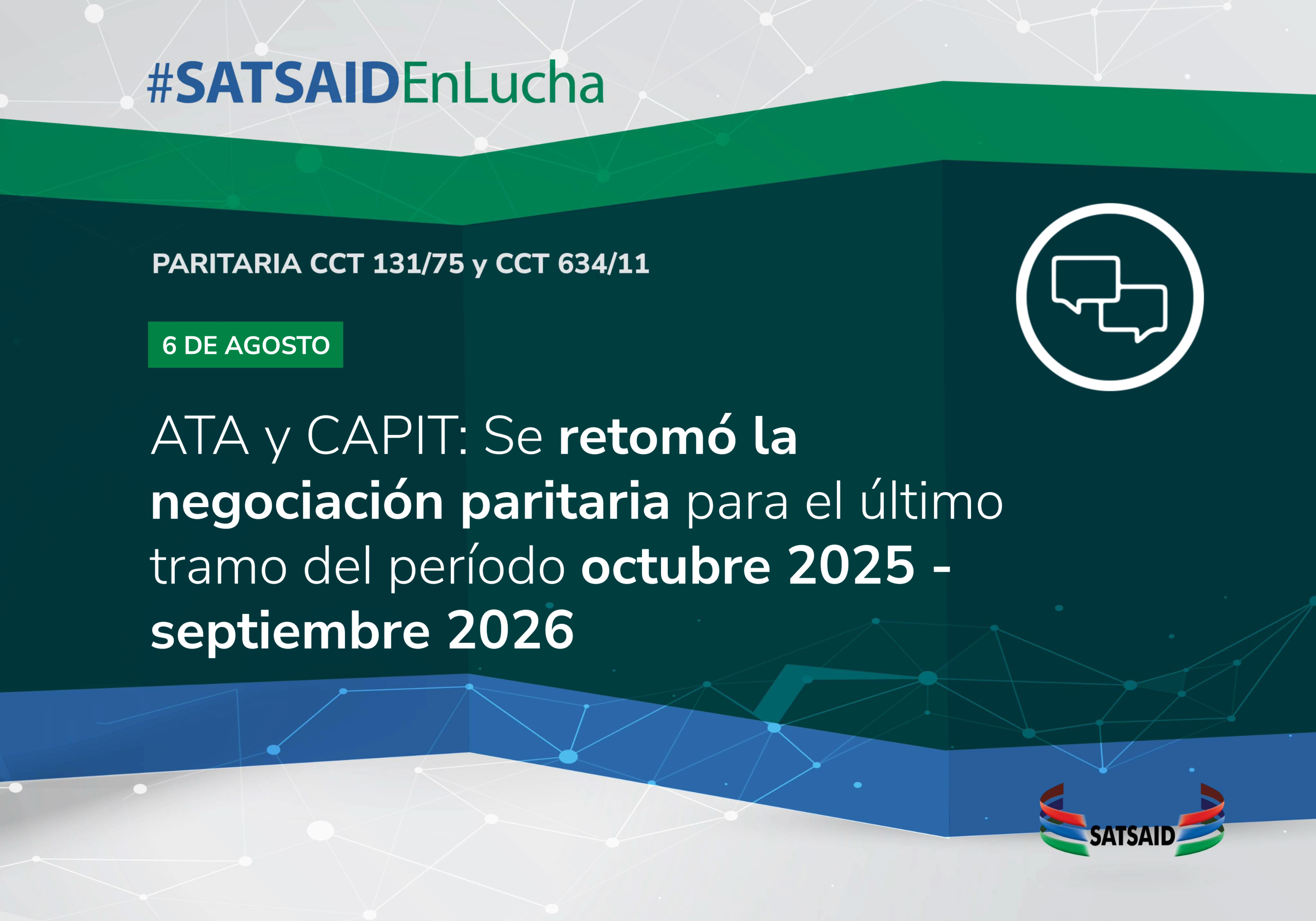 ATA Y CAPIT: SE RETOMÓ LA NEGOCIACIÓN PARITARIA PARA EL ÚLTIMO TRAMO DEL PERÍODO OCTUBRE 2025 – SEPTIEMBRE 2026