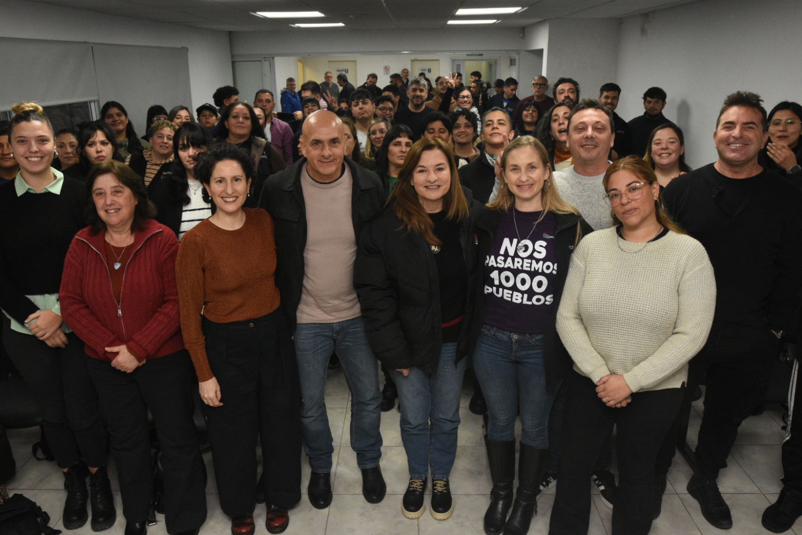 LA PLATA: ENCUENTRO DE DIRIGENTES DEL SATSAID CON LA MINISTRA ESTELA DÍAZ