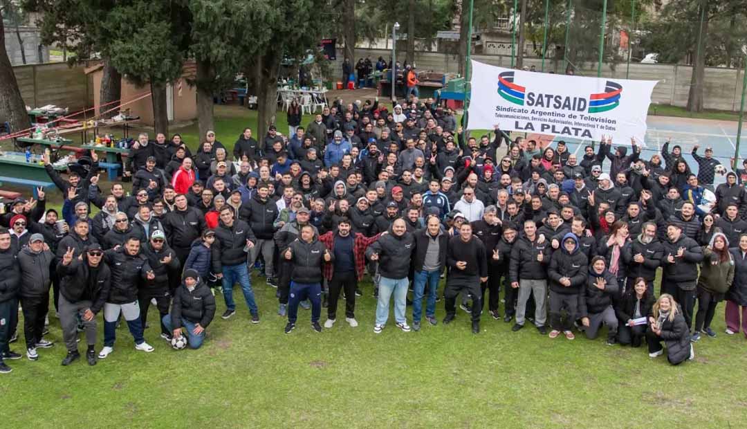 LA PLATA: MULTITUDINARIO FESTEJO DEL DÍA DEL TRABAJADOR Y LA TRABAJADORA DE TELEVISIÓN