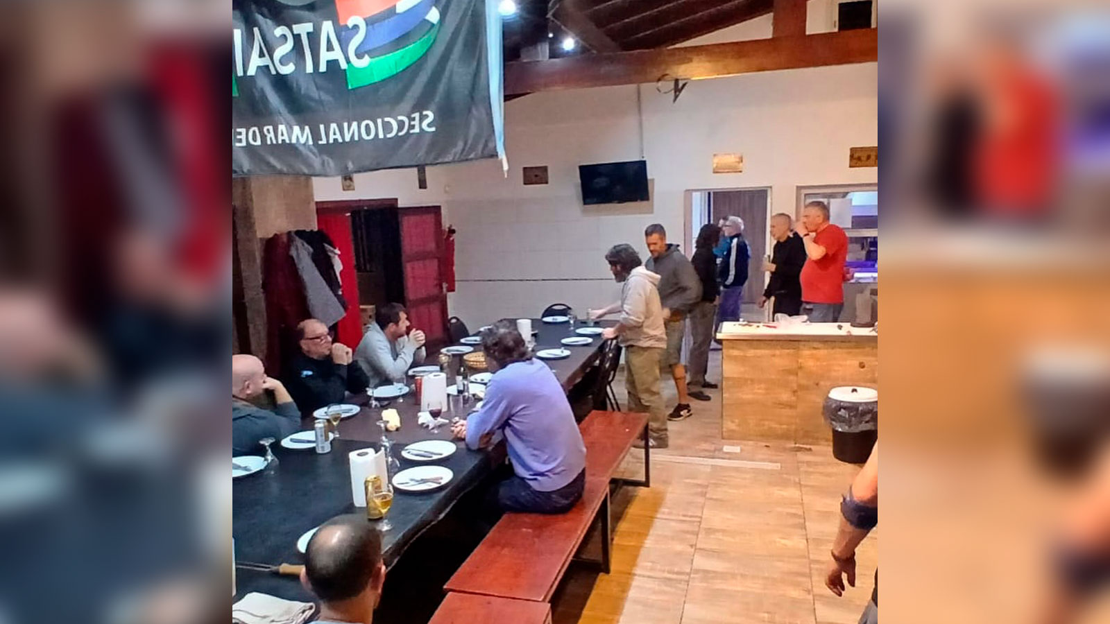 MAR DEL PLATA: CENA DE CAMARADERÍA CON TRABAJADORES DE CANAL 2, CANAL 8 Y CANAL 10 