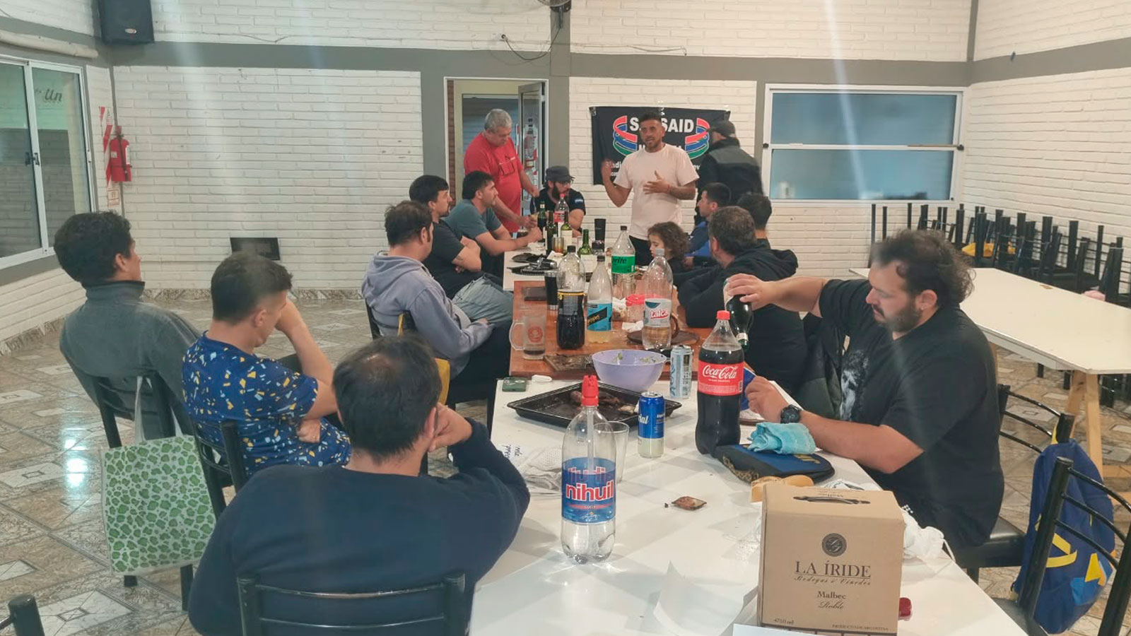 MENDOZA: ENCUENTRO CON TRABAJADORES DE CECSAGAL Y TV COA DE GENERAL ALVEAR 