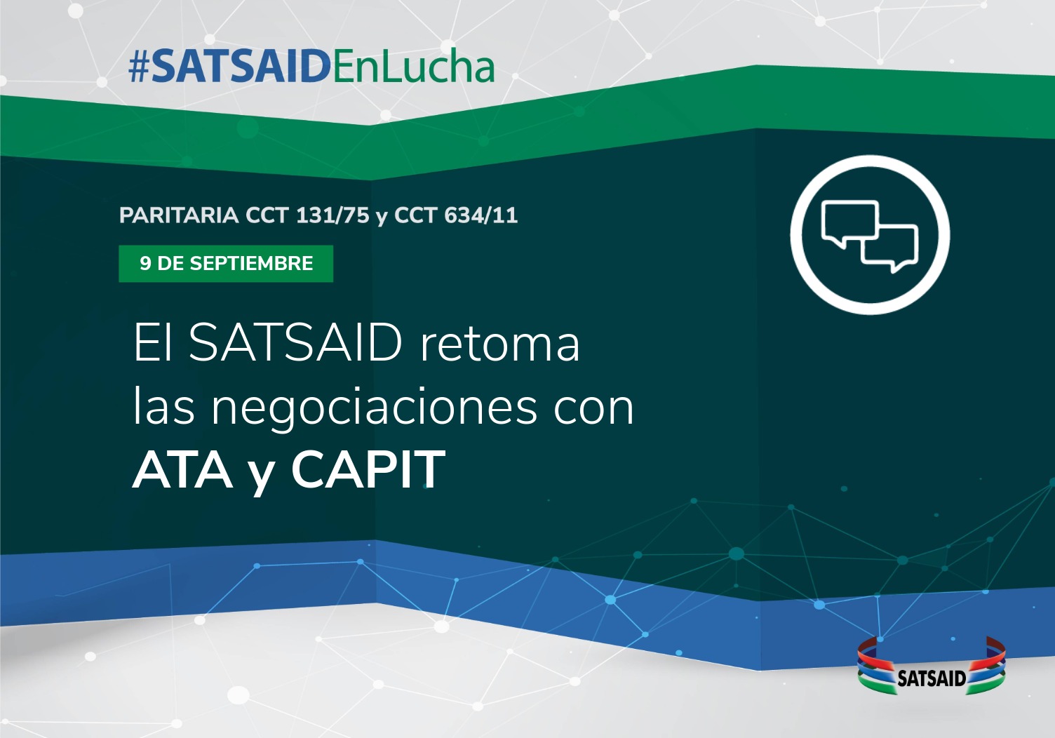 EL SATSAID RETOMA LAS NEGOCICACIONES CON LAS CÁMARAS ATA Y CAPIT 